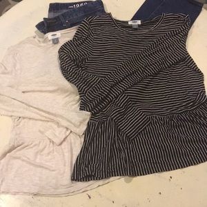 2 l/s peplum Tops!!!